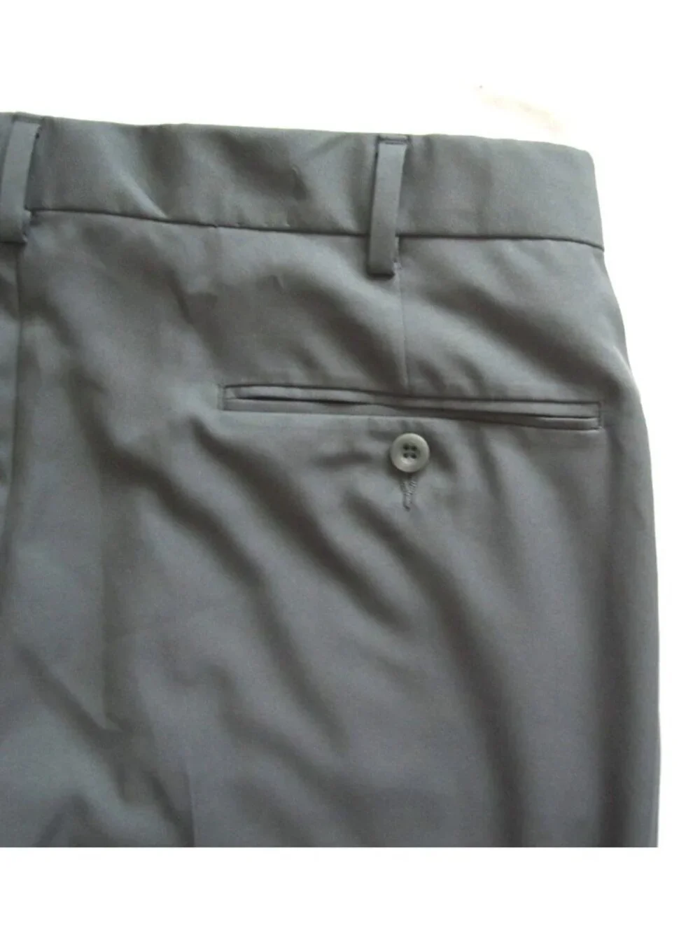 Jos. A. Bank Mens Gray Dress Pants Polyester 36 x 29 Traveler Collection (MP641)
